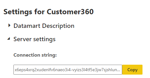 graphical-user-interface-text-application-chat configuração power bi