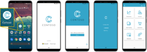 exemplo de aplicativo criado pelo power apps