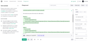formula dax de calendario no chatgpt