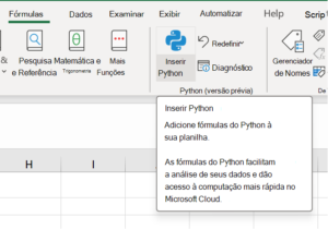 Microsoft excel python