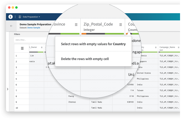Data Preparation - talend data fabric