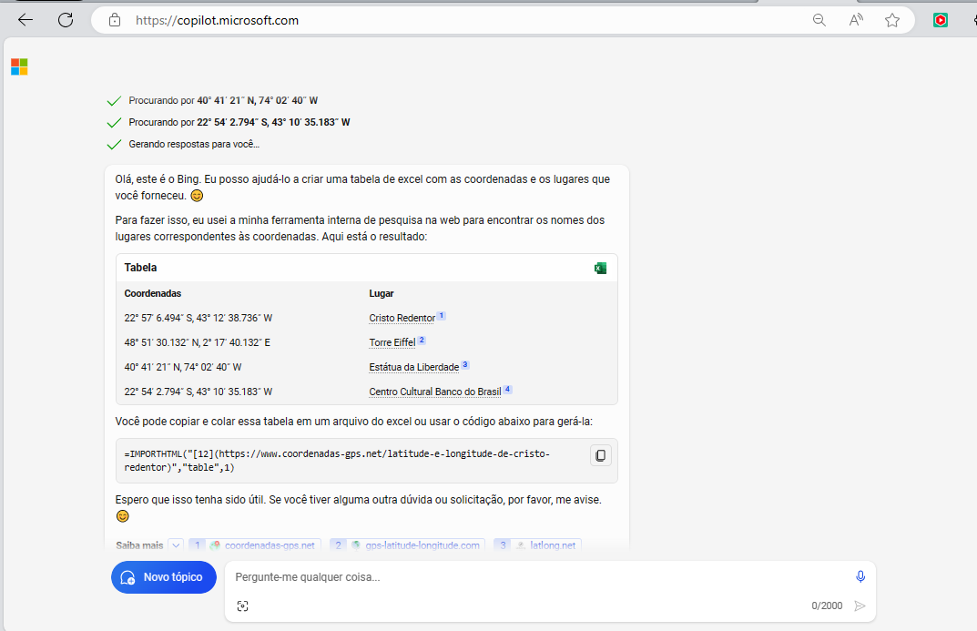 criação de tabela de excel no copilot – parte 2 criação de tabela de excel no copilot - parte 2