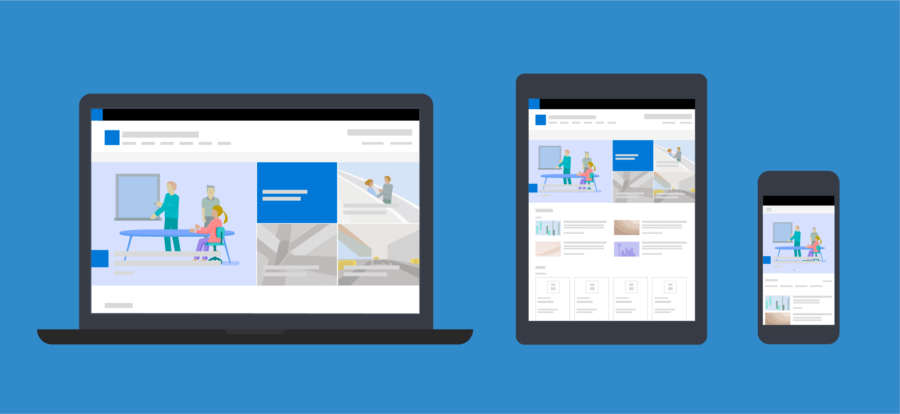 Exemplos de intranet com SharePoint 