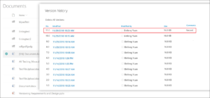 controle de versão no sharepoint